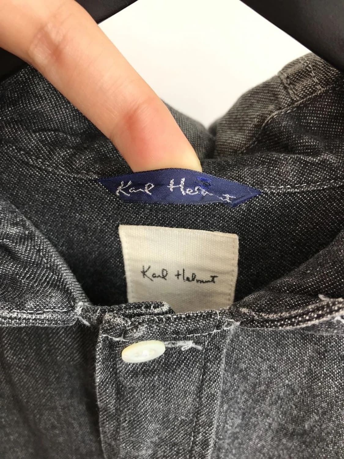 Karl Helmut Patchwork Hooded S/S Shirt 상품이미지7