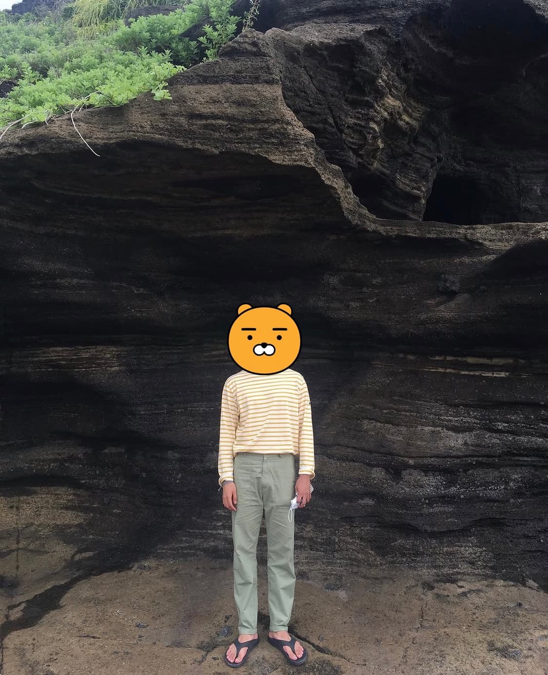 (48) 코스 면바지 그린컬러 상품이미지1