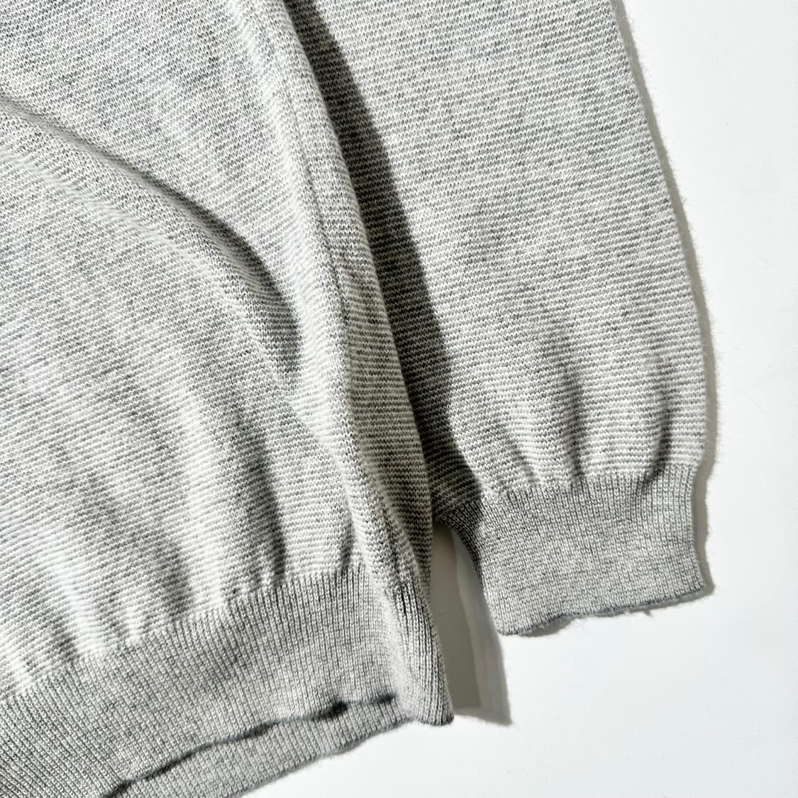 (매장판) 에르메네질도 제냐 캐시미어 100% 하프집업 니트 상품이미지8