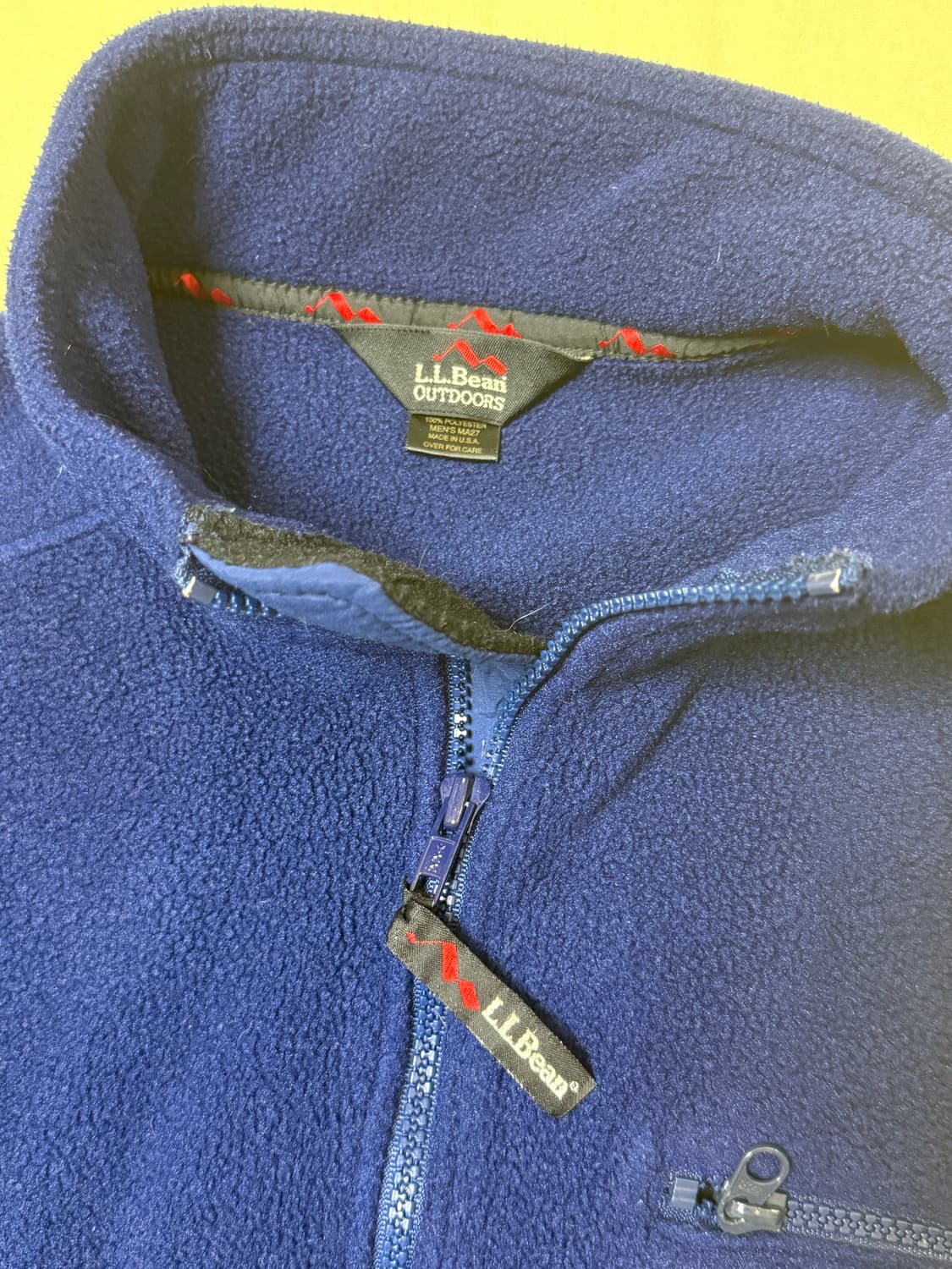 엘엘빈 헤비 플리스 풀오버 네이비 80s 상품이미지3