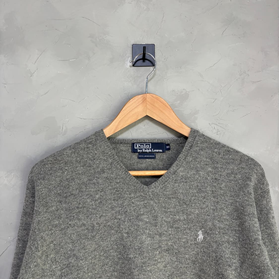 폴로 랄프로렌 램스울 니트 그레이 상품이미지2