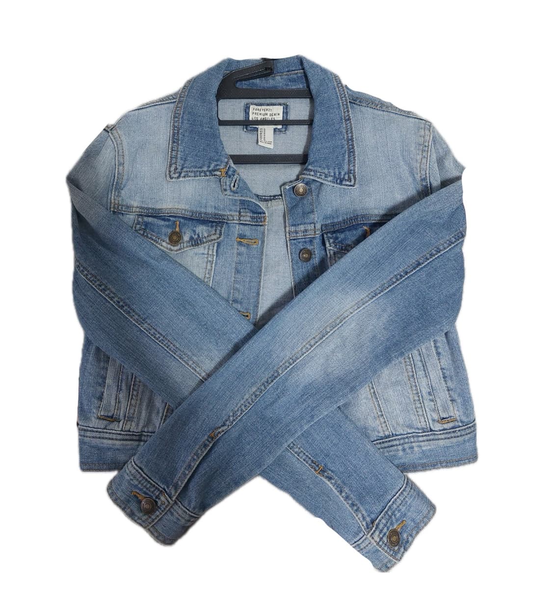 포에버 21 빈티지 청자켓 상품이미지1