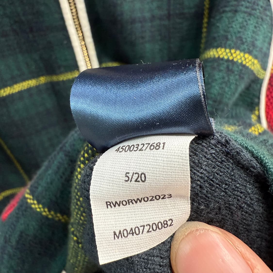 [XS] 타미힐피거 타탄체크 니트 자켓 상품이미지8