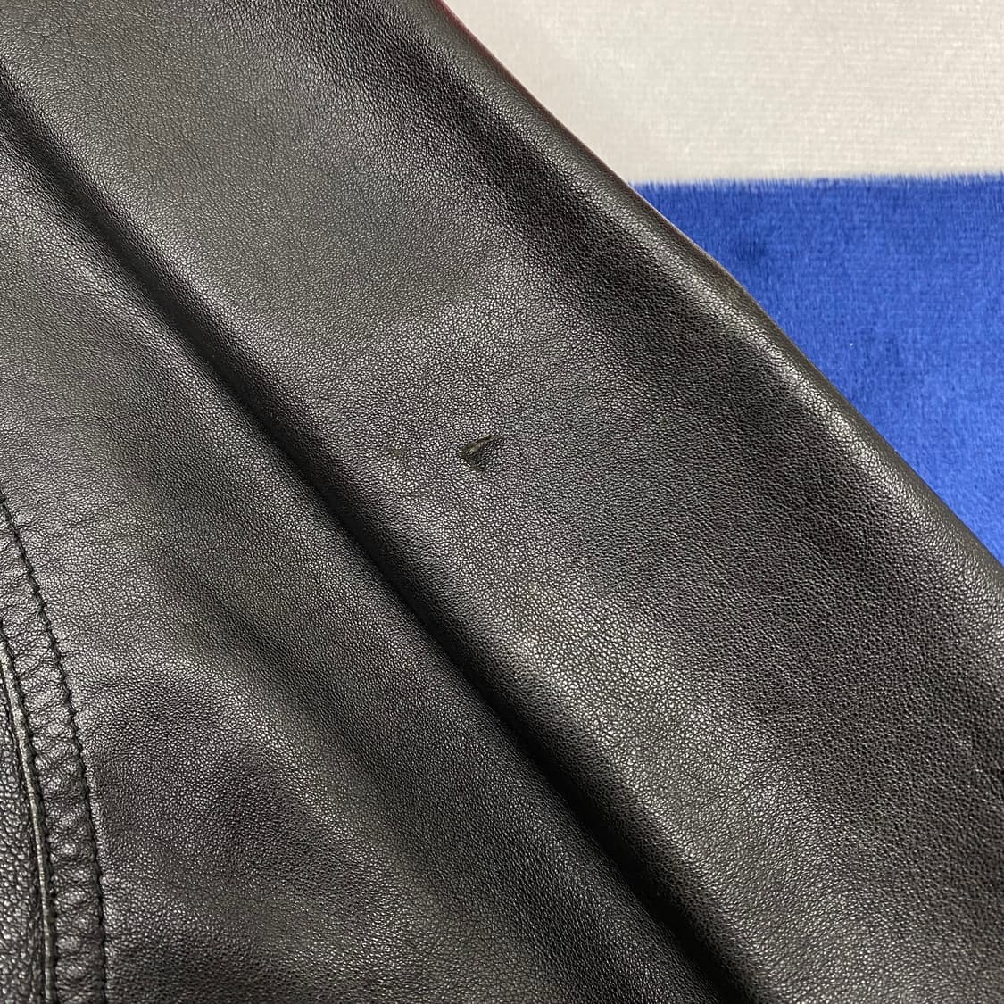 빈티지 리얼레더자켓 실측L  상품이미지4