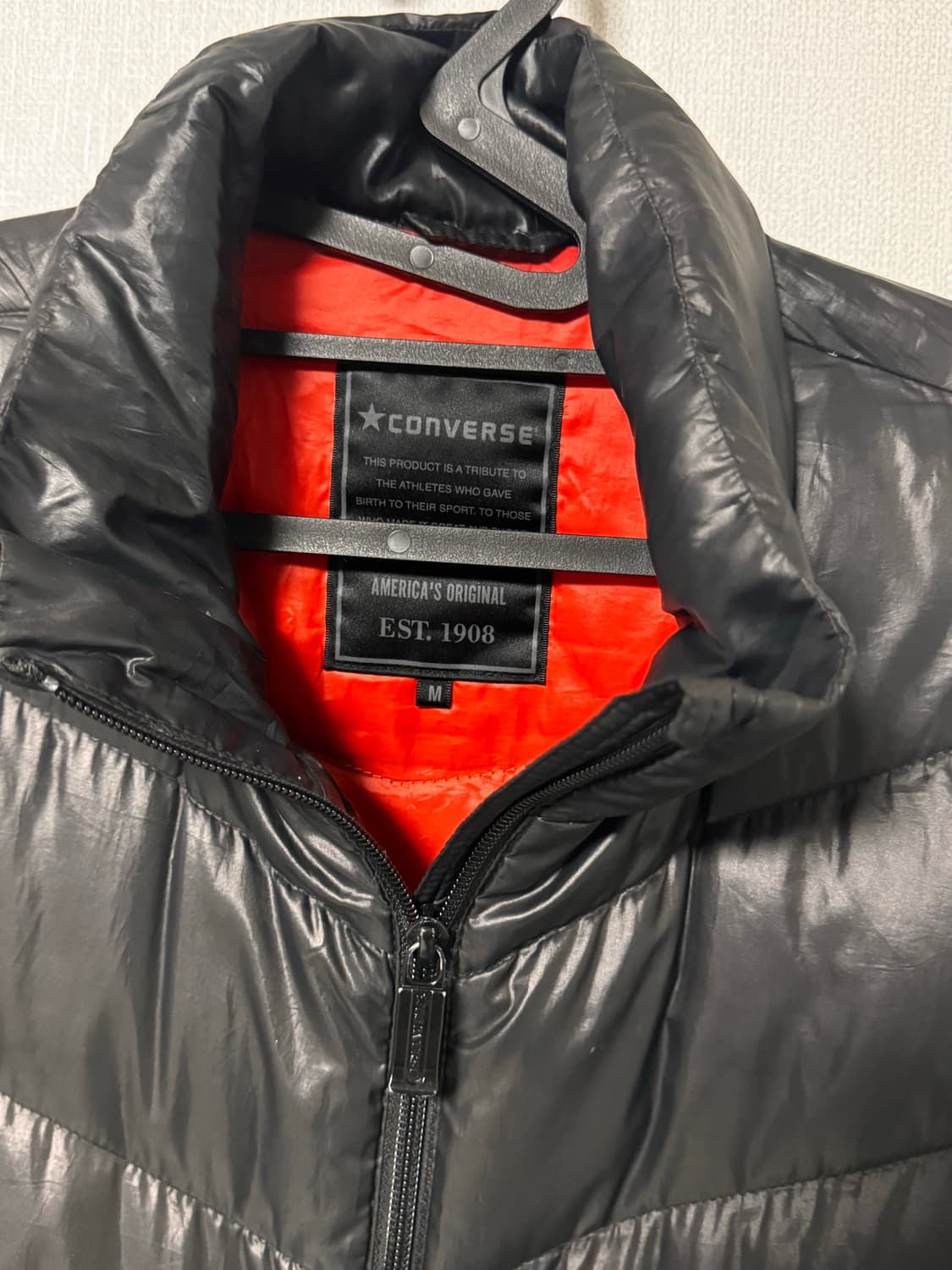 컨버스 빈티지 다운 경량 패딩 상품이미지4