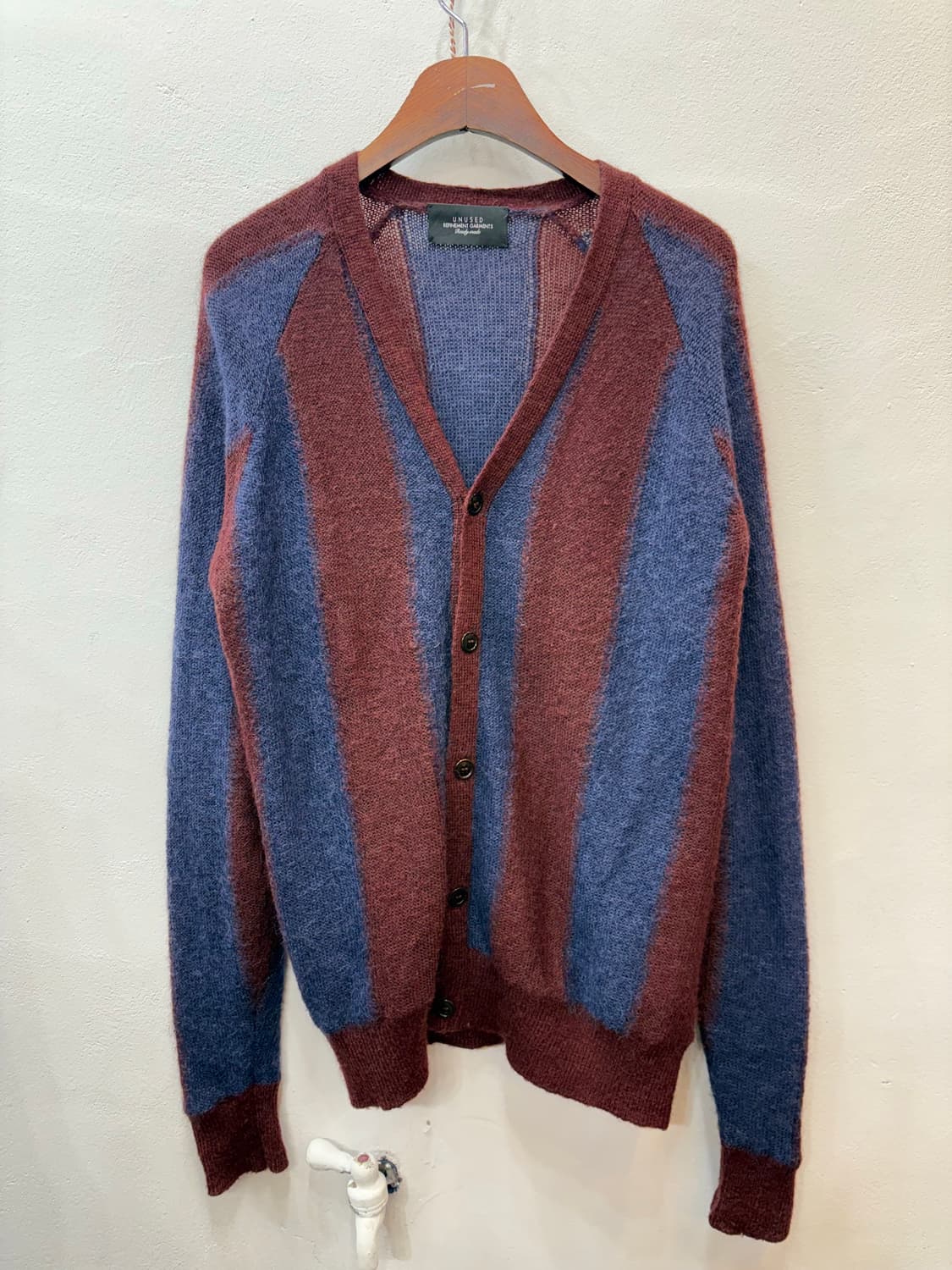 언유즈드 스트라이프 가디건 상품이미지1