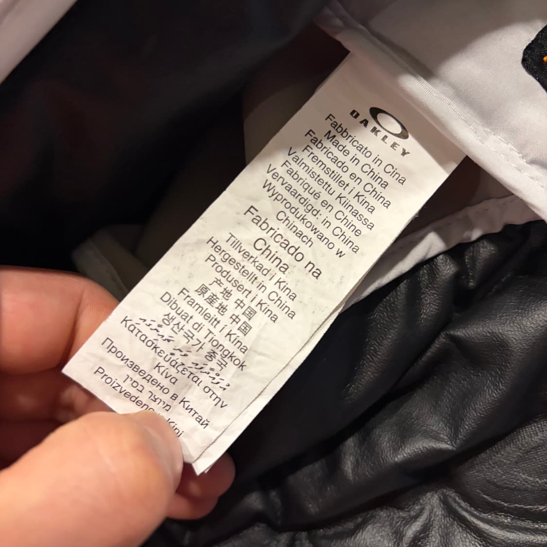 [M] 오클리 엘립스 경량 패딩 점퍼 화이트 D257 상품이미지9