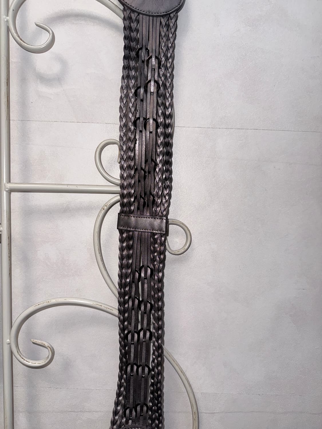 Silver twist strap ring buckle belt  상품이미지5
