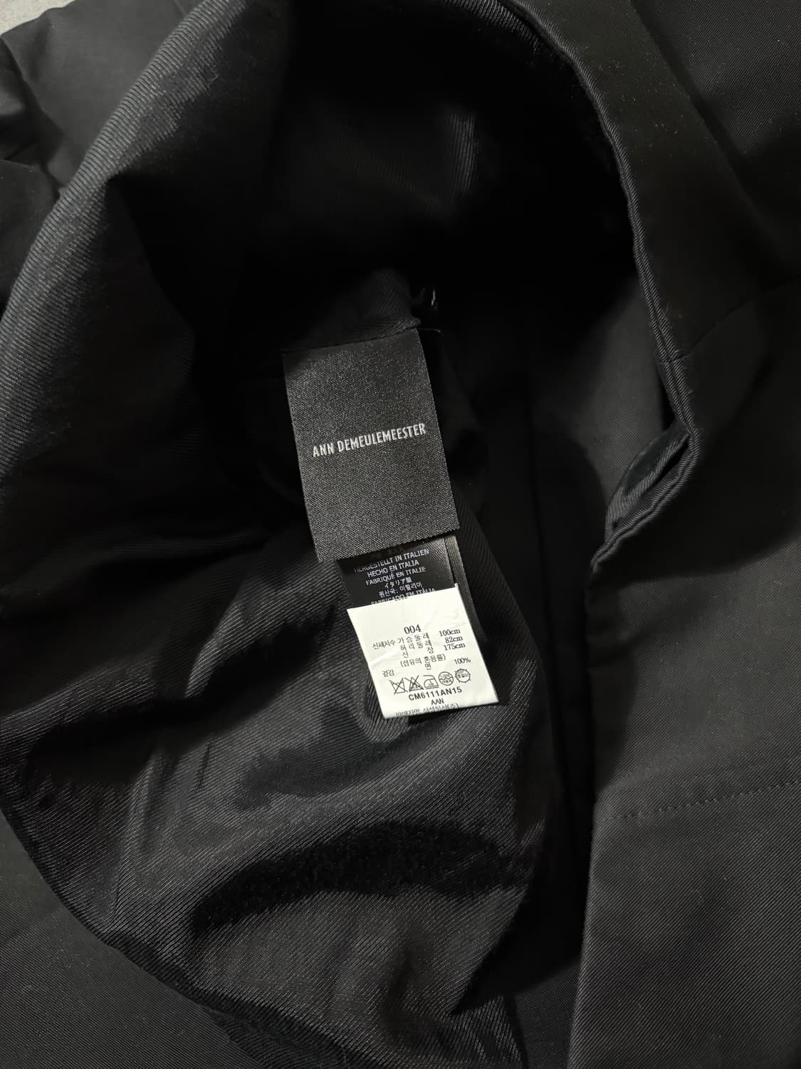 25FW 앤 드뮐미스터 멀티지퍼 코튼 자켓 상품이미지8