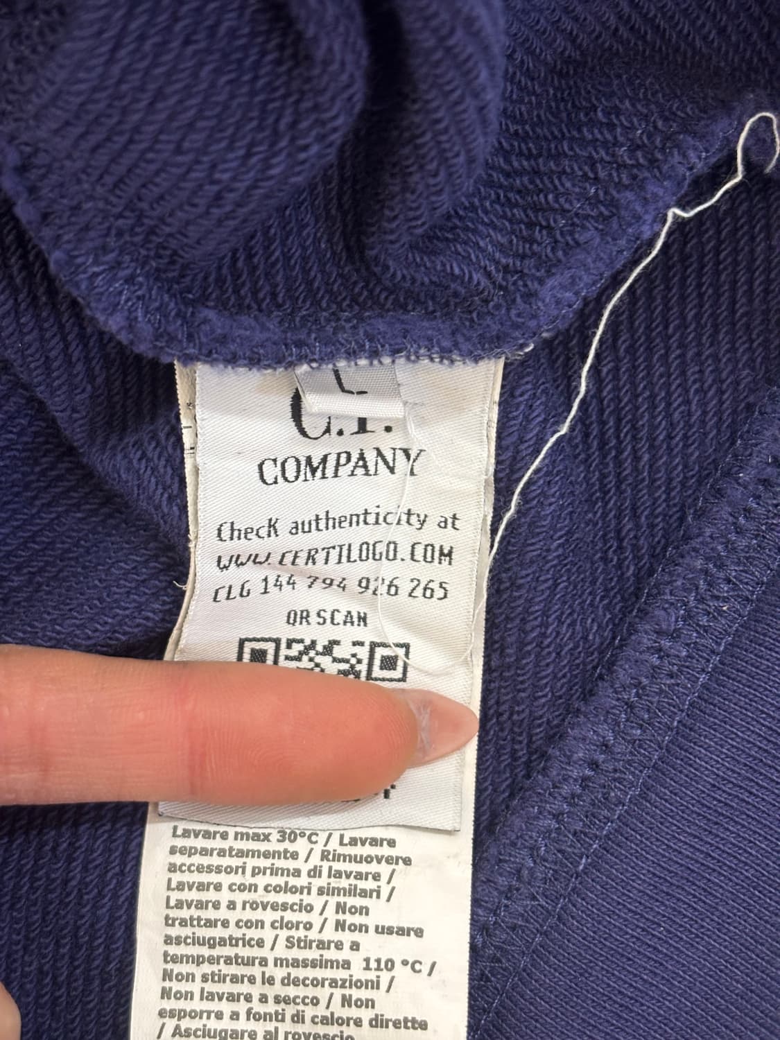 씨피컴퍼니 로고 맨투맨 상품이미지4