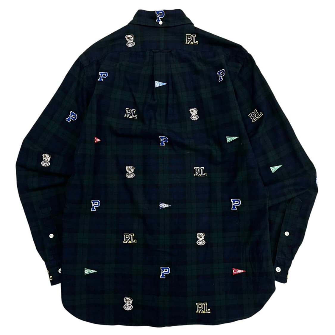 폴로 랄프로렌 자수패치 타탄체크 셔츠 S 상품이미지3