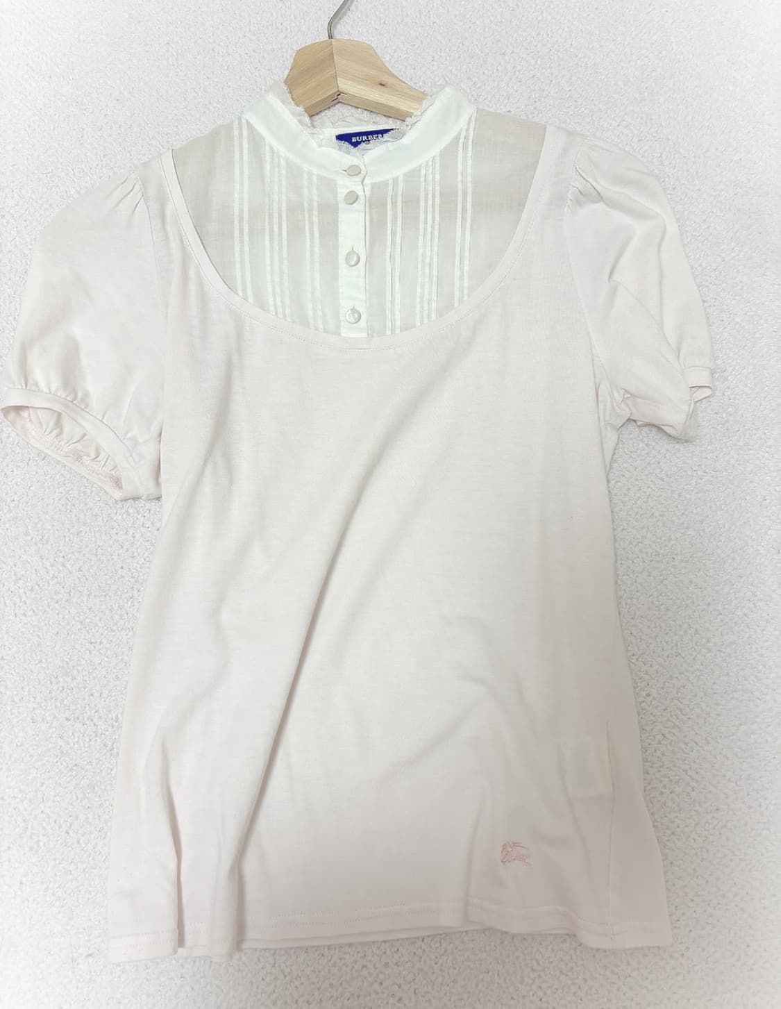 핑크 버버리 블루라벨 고전 리즈리사 아가일 니트 세트 상품이미지1