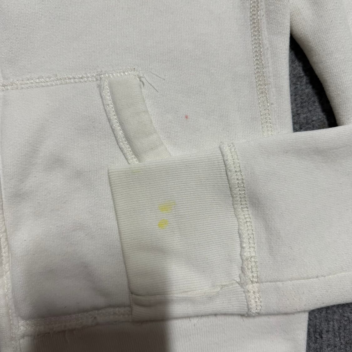 대장템 홀리스터 화이트 후드집업 s 상품이미지4