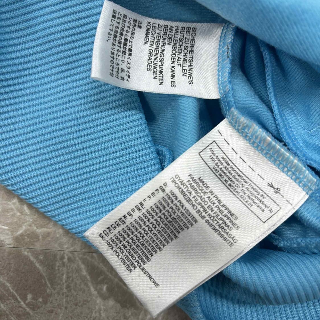 아디다스 파이어버드 대장급 뮤트하늘 세미크롭 걸즈 트랙탑 희귀져지(34) 상품이미지6