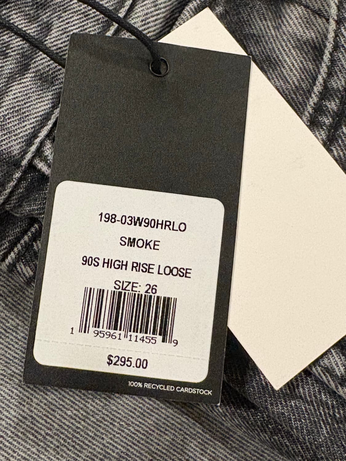 Re/Done Women 90s 하이라이즈 루즈 스모크  상품이미지3