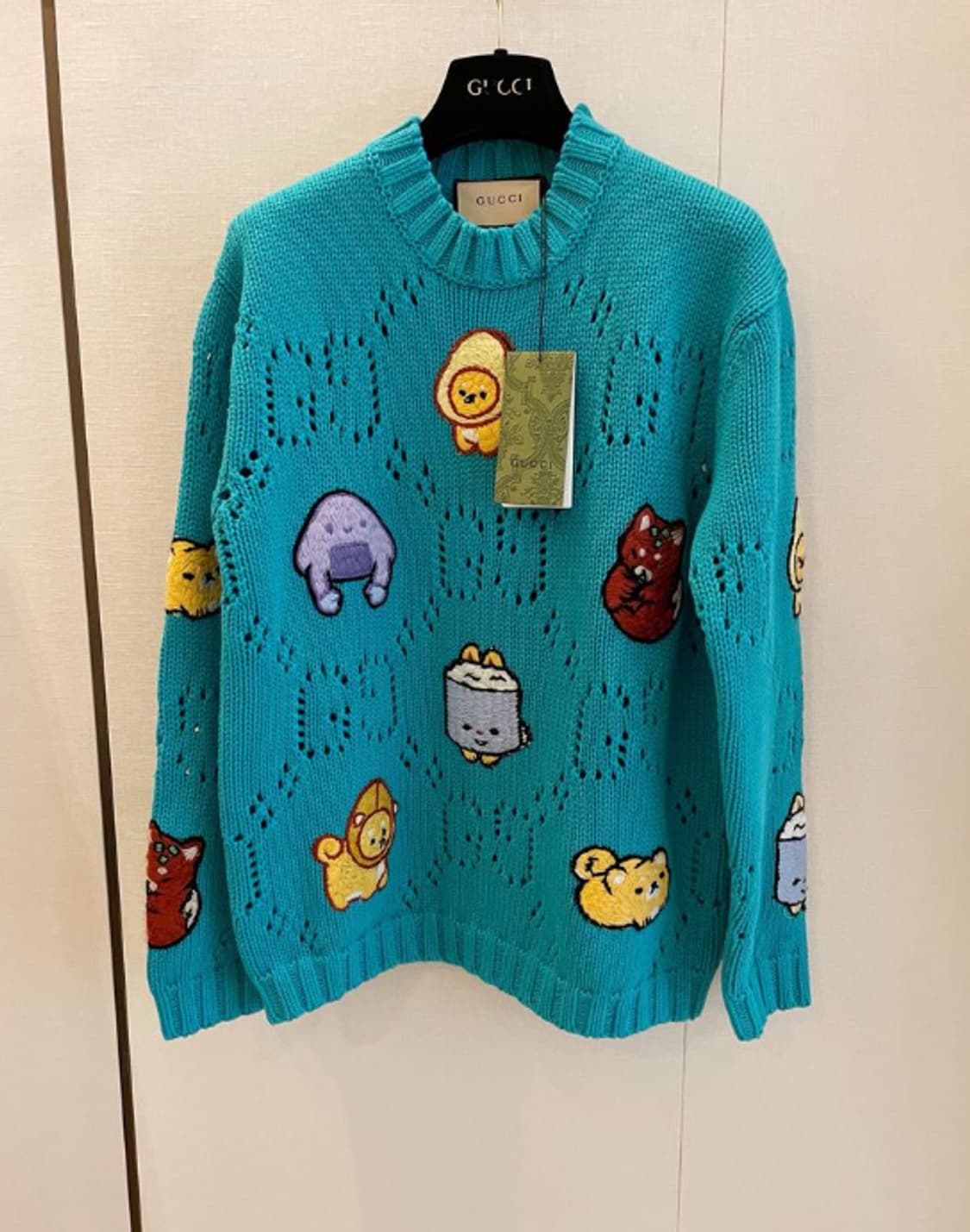 구찌 카와이 캐릭터  니트 M 상품이미지1