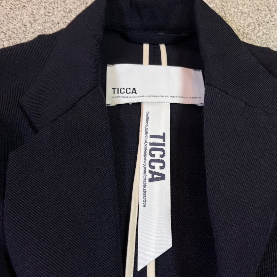 TICCA  금장 더블 블레이저 자켓 상품이미지4