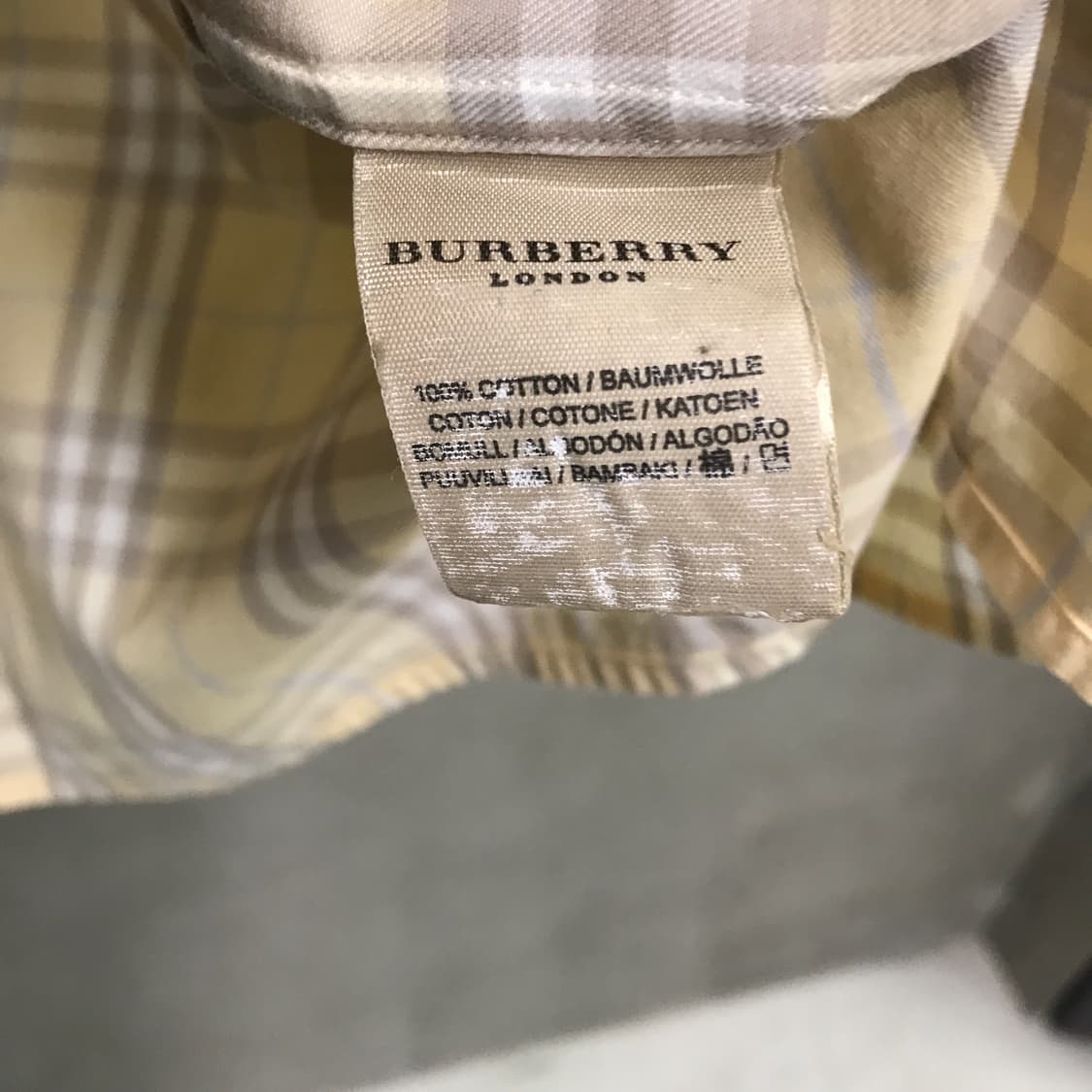 버버리 반팔 셔츠 XL 상품이미지6