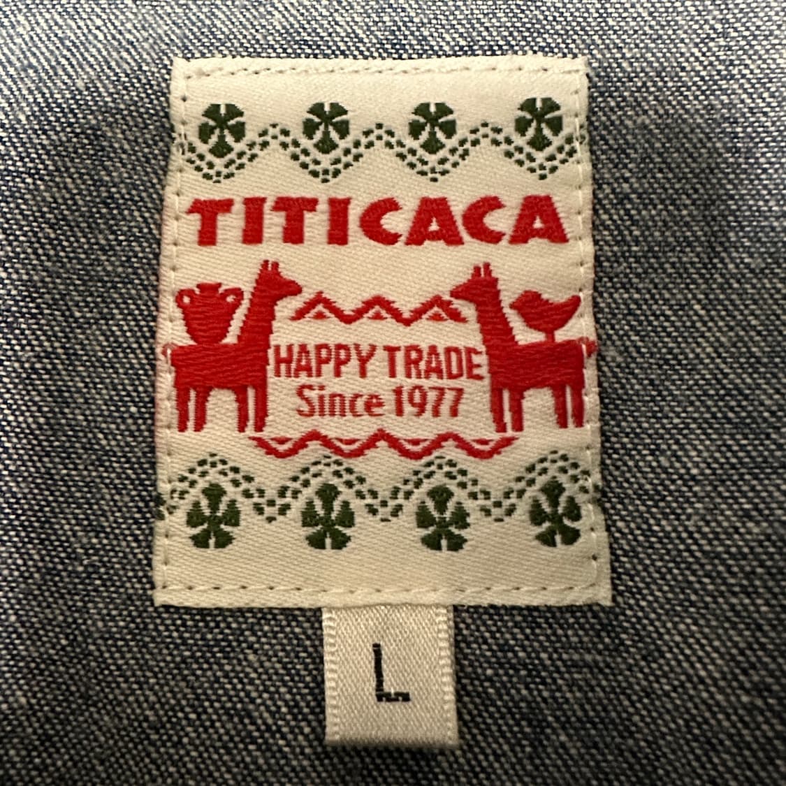 TITICACA denim work shirt 상품이미지3