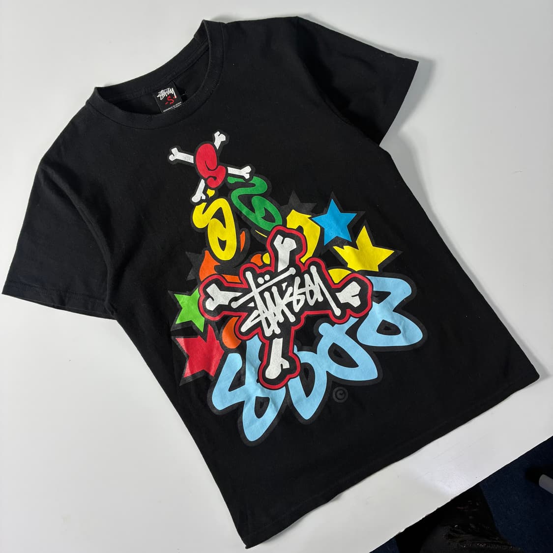 Stussy  스투시 00,s 본 멀티 그래픽 반팔티셔츠  상품이미지2