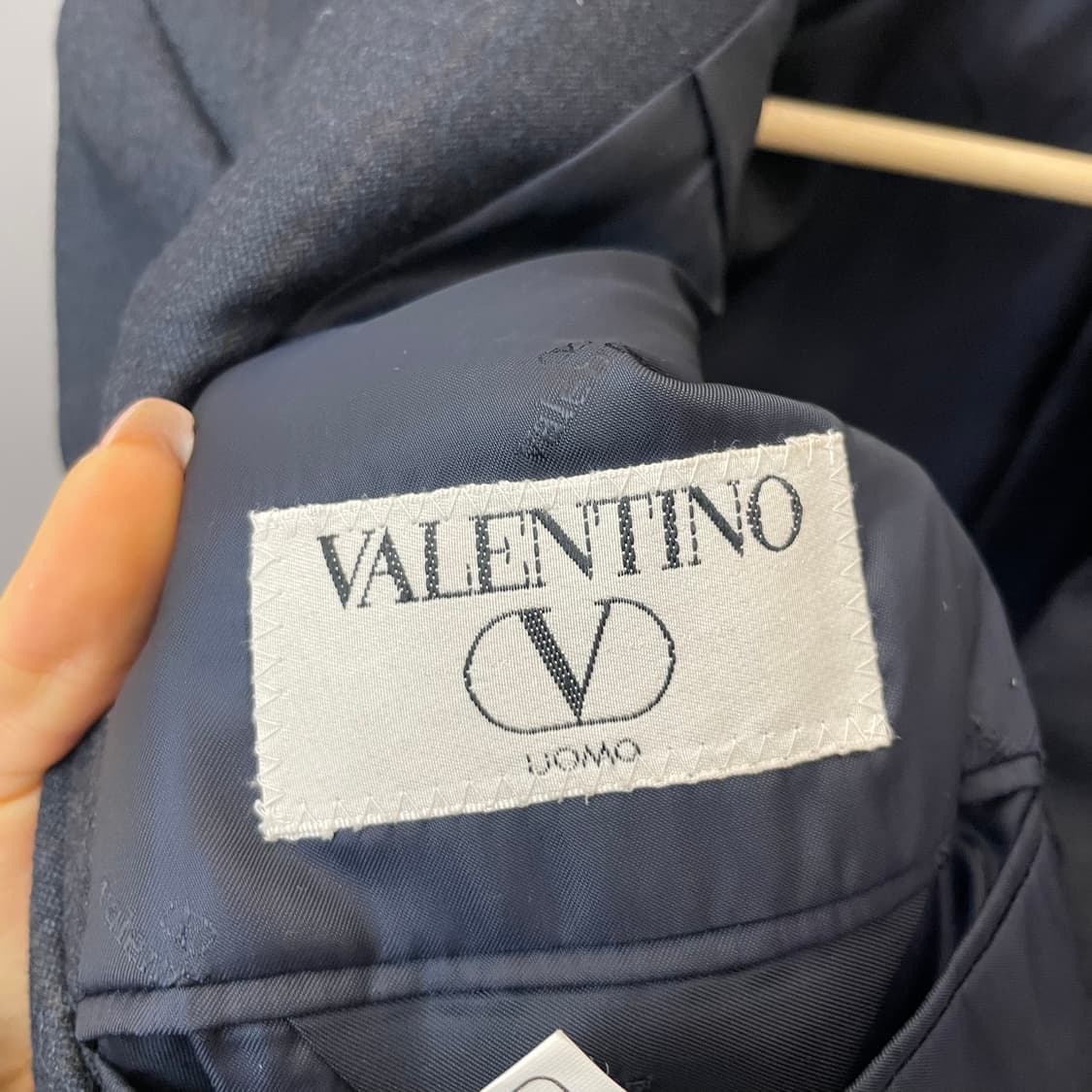 발렌티노 네이비 블레이저 울 자켓 상품이미지5