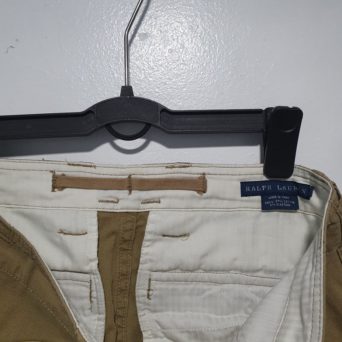 4 폴로 랄프로렌 여성 포켓 지퍼 카고 팬츠 카멜 (27-28인치) 상품이미지4