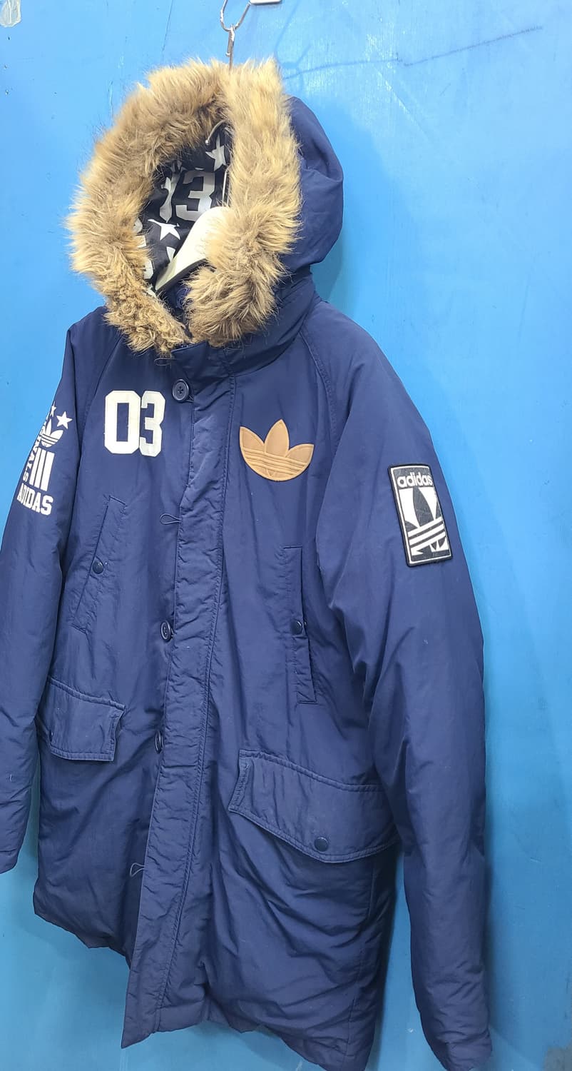 아디다스 오리털 하프패딩파카 상품이미지4