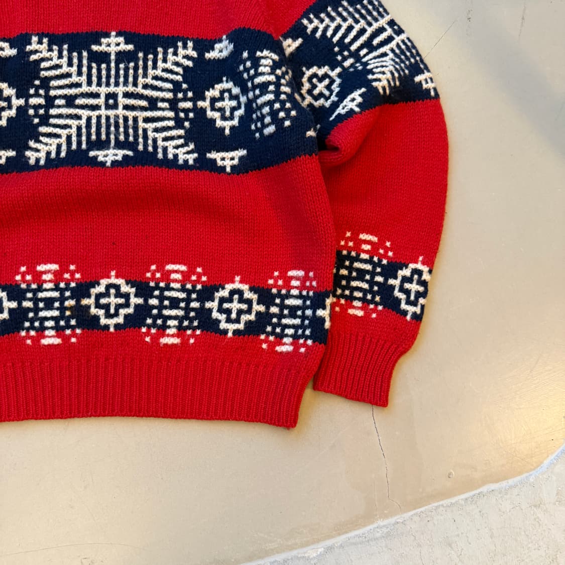 베네통 노르딕 스웨터 니트 상품이미지3