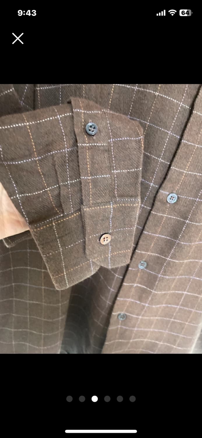 에르메네질도제냐 초콜릿색 셔츠 상품이미지3