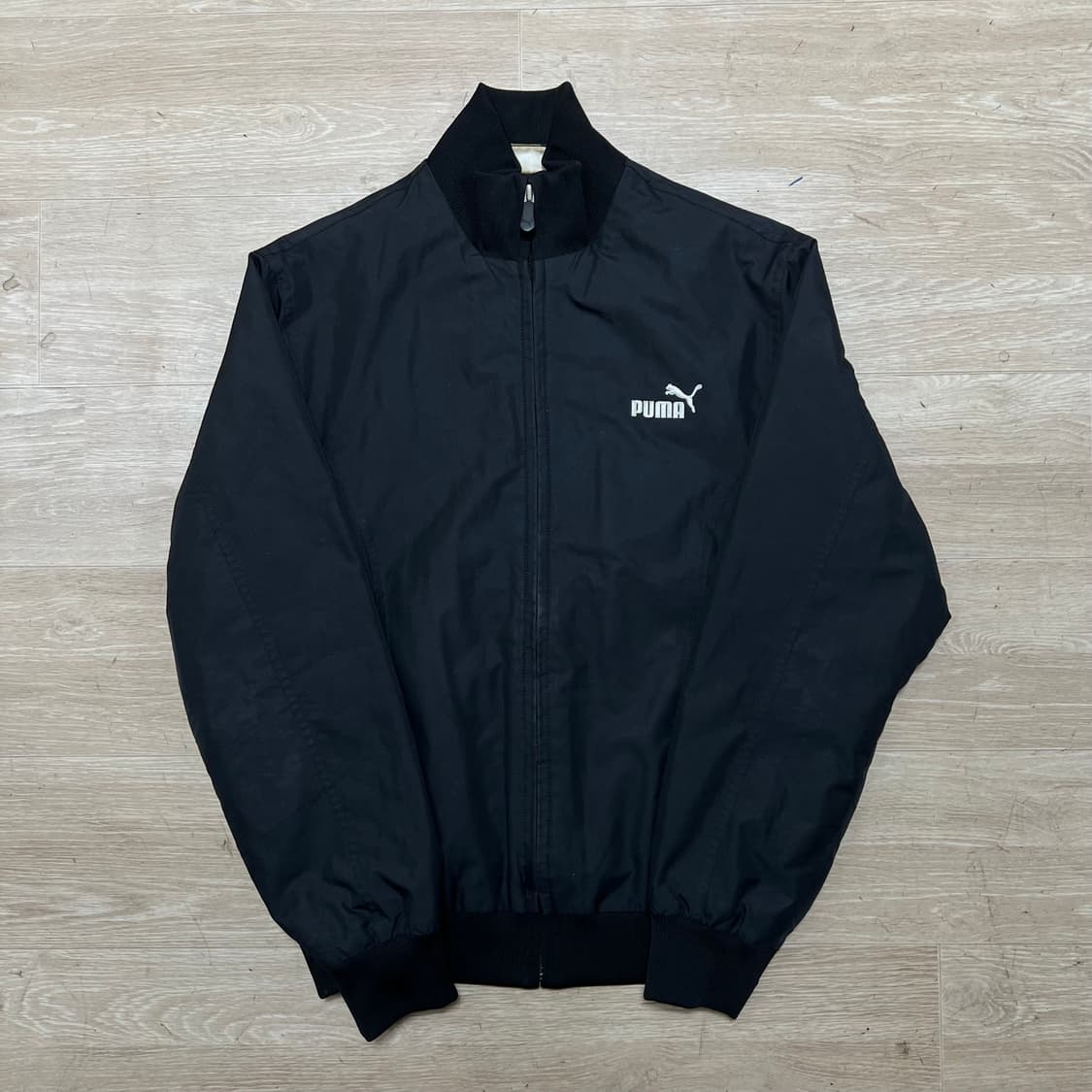 푸마 여성 리핑 캣 로고 블루종 바람막이 집업자켓 [블랙] XS/85 상품이미지1