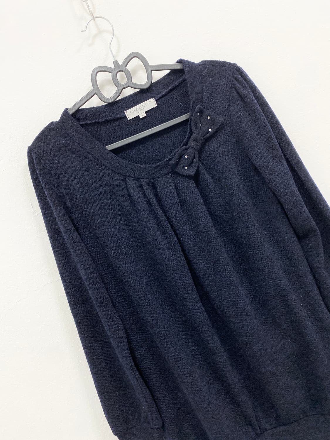 [THEORIA] 세오리아 로걀 리본 큐빅 니트  상품이미지5