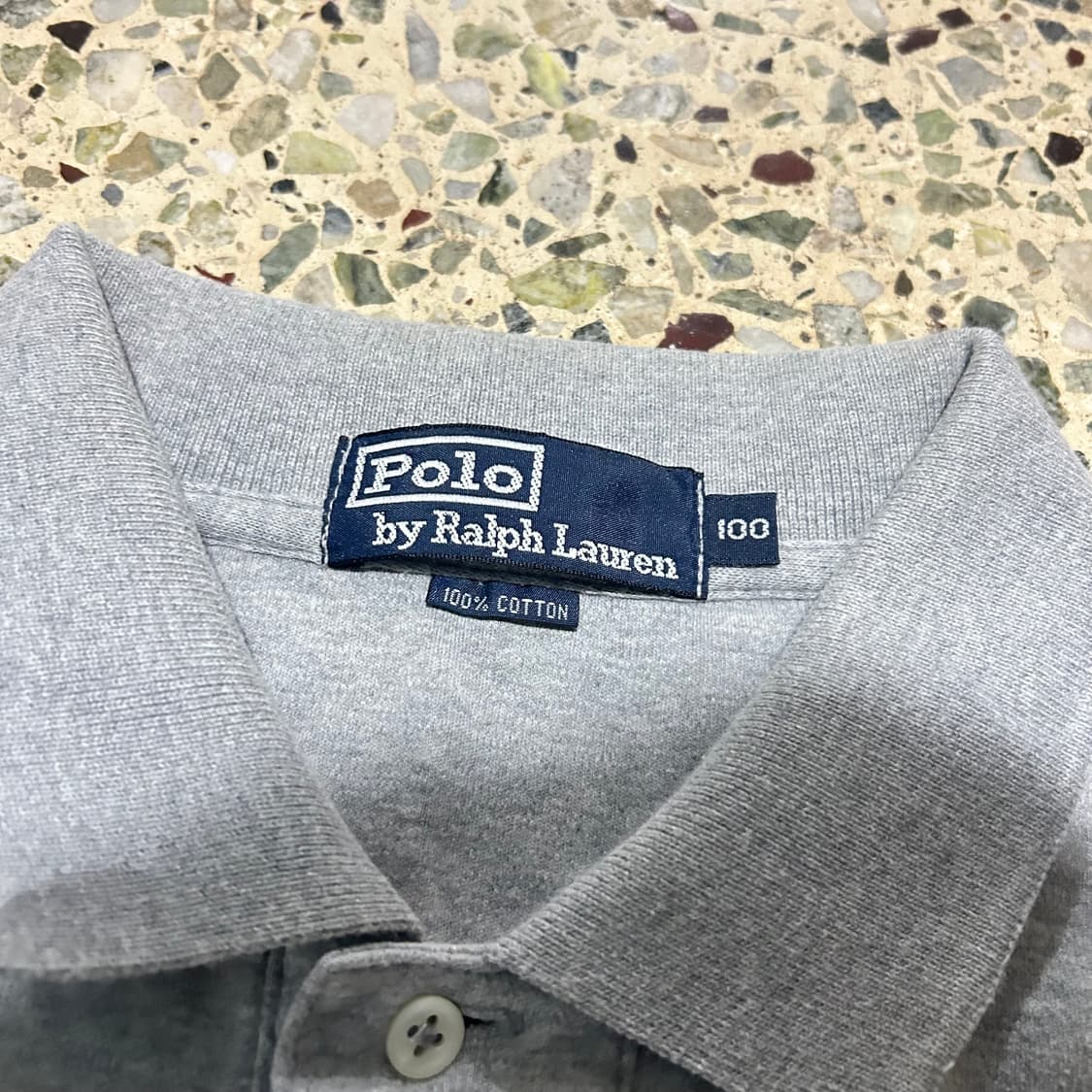 폴로 랄프로렌(Polo Ralph Lauren) 그레이 긴팔 카라티 상품이미지4