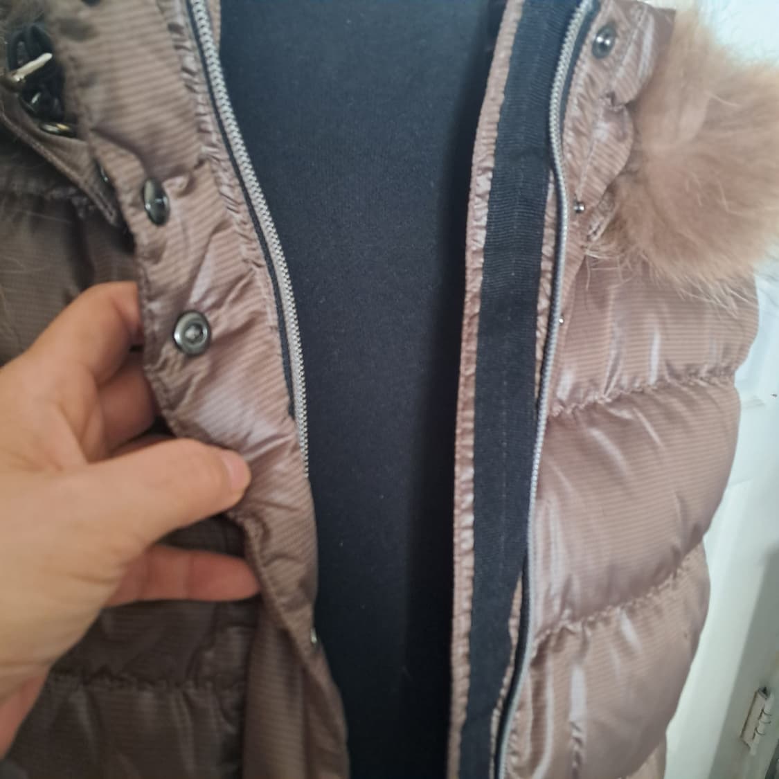 Poivre Blanc 쁘아블랑 덕다운 패딩 베스트 여성 패딩 조끼 M( 상품이미지6