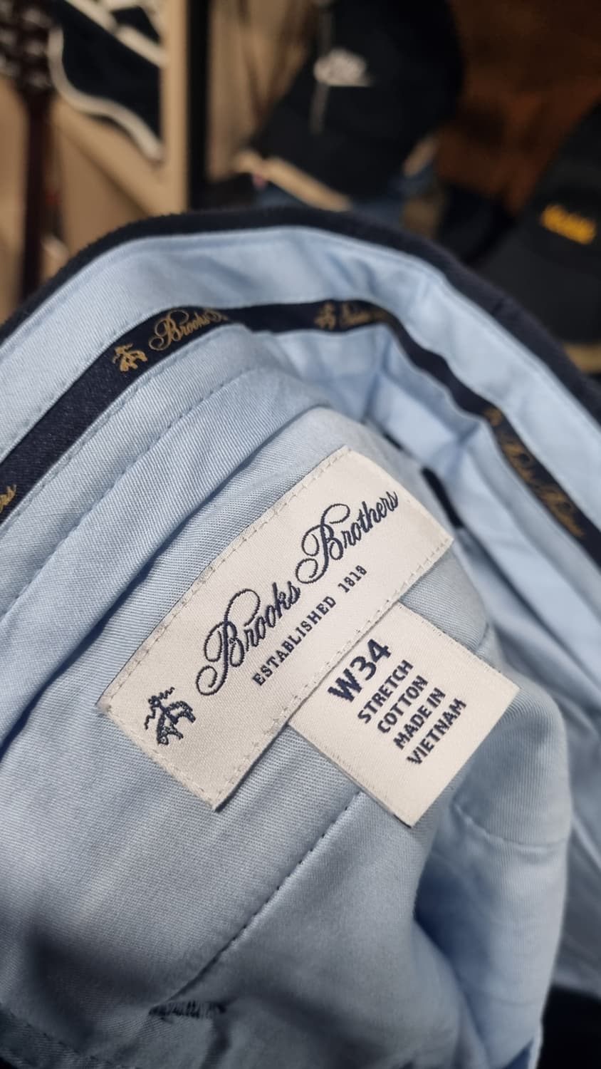 (BROOKS BROTHERS) 윈터팬츠 치노 면바지 차콜 35 상태A급 상품이미지4