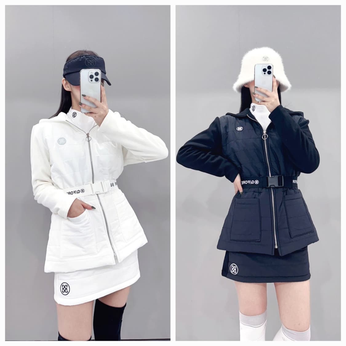 PXG 여성 패딩 스커트 세트 상품이미지1