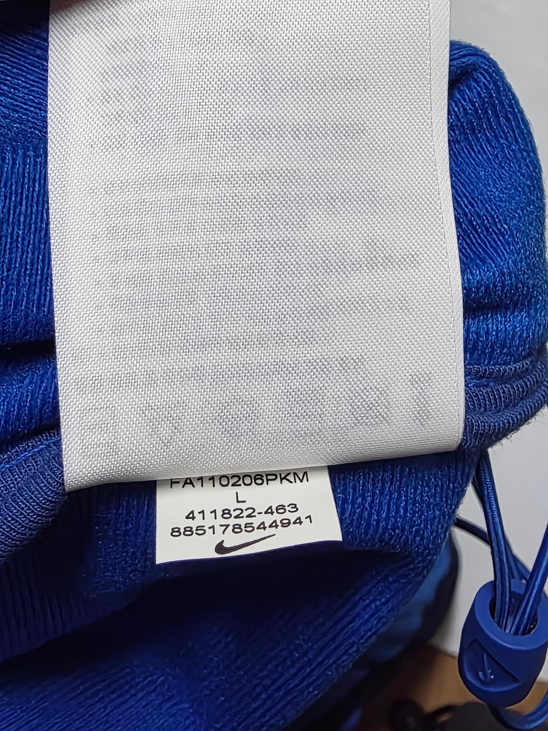 나이키 블루 집업 트랙저지 100 (실측 66/57)  상품이미지6