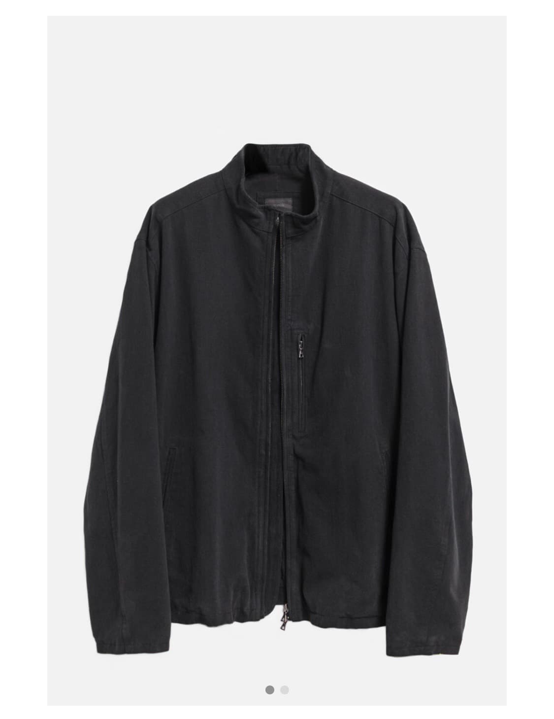 고낙 브러쉬드 고스트자켓 블랙 상품이미지1