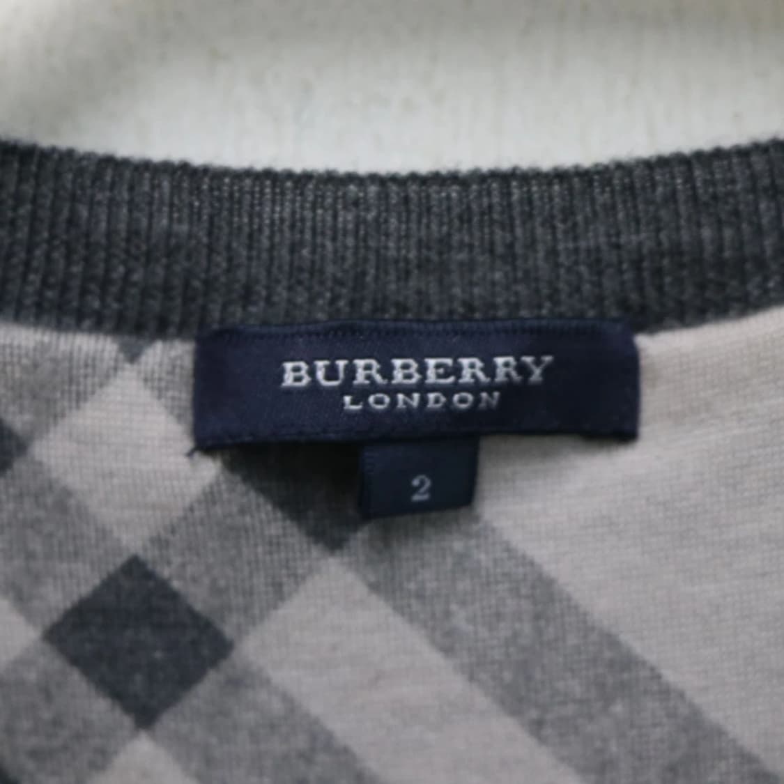 버버리 울 반팔 니트 60850 상품이미지7