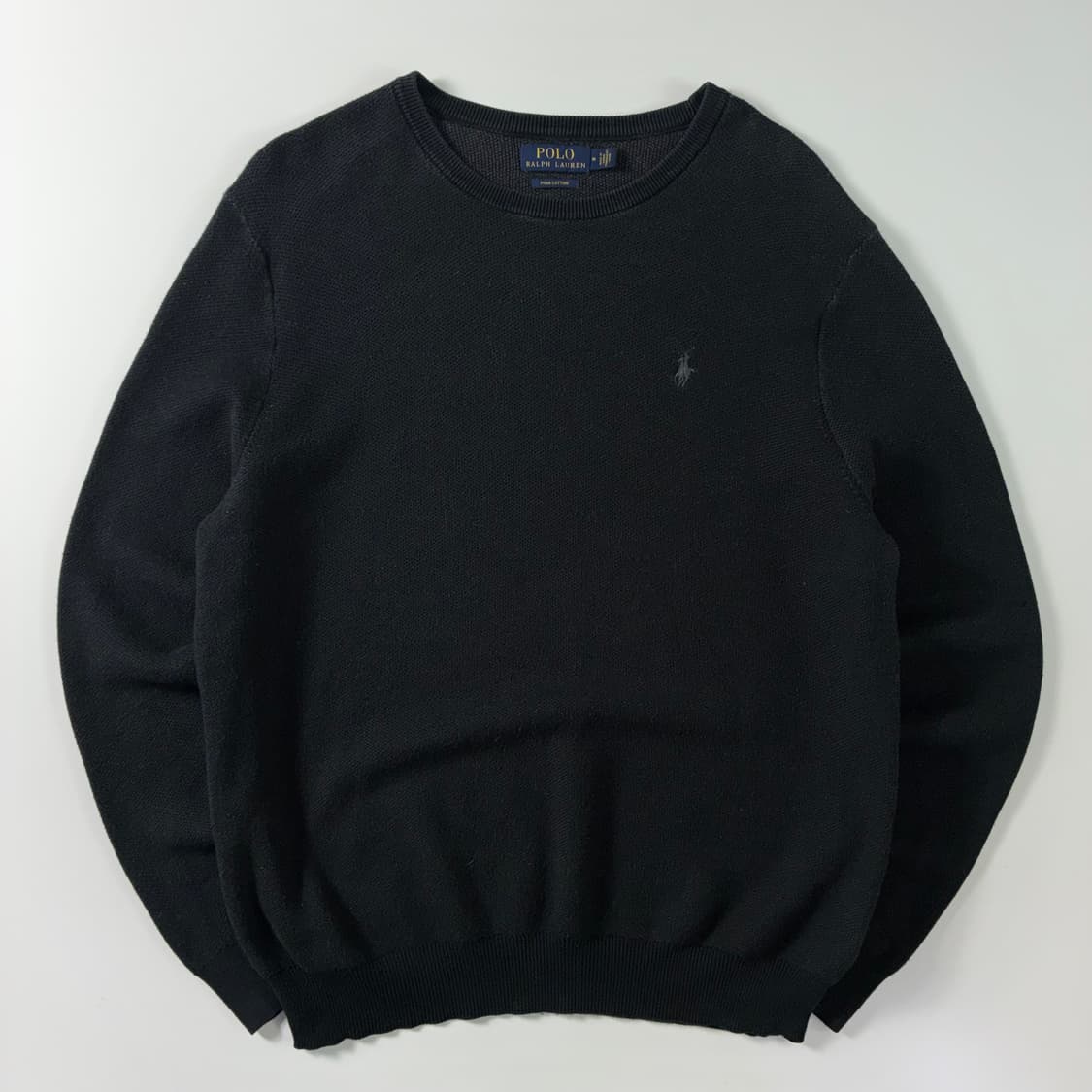 Polo 폴로 랄프로렌 신형 피그먼트 피마코튼 라운드 니트 상품이미지1