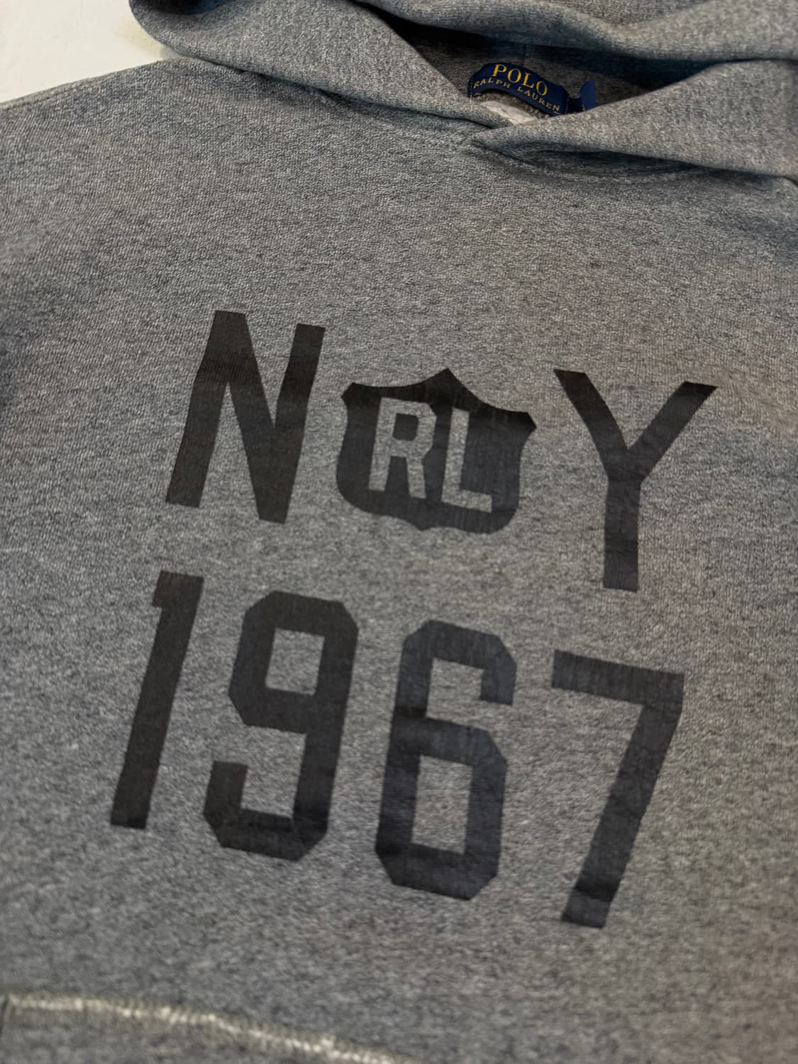 폴로 랄프로렌 NY 후드티 그레이 상품이미지2