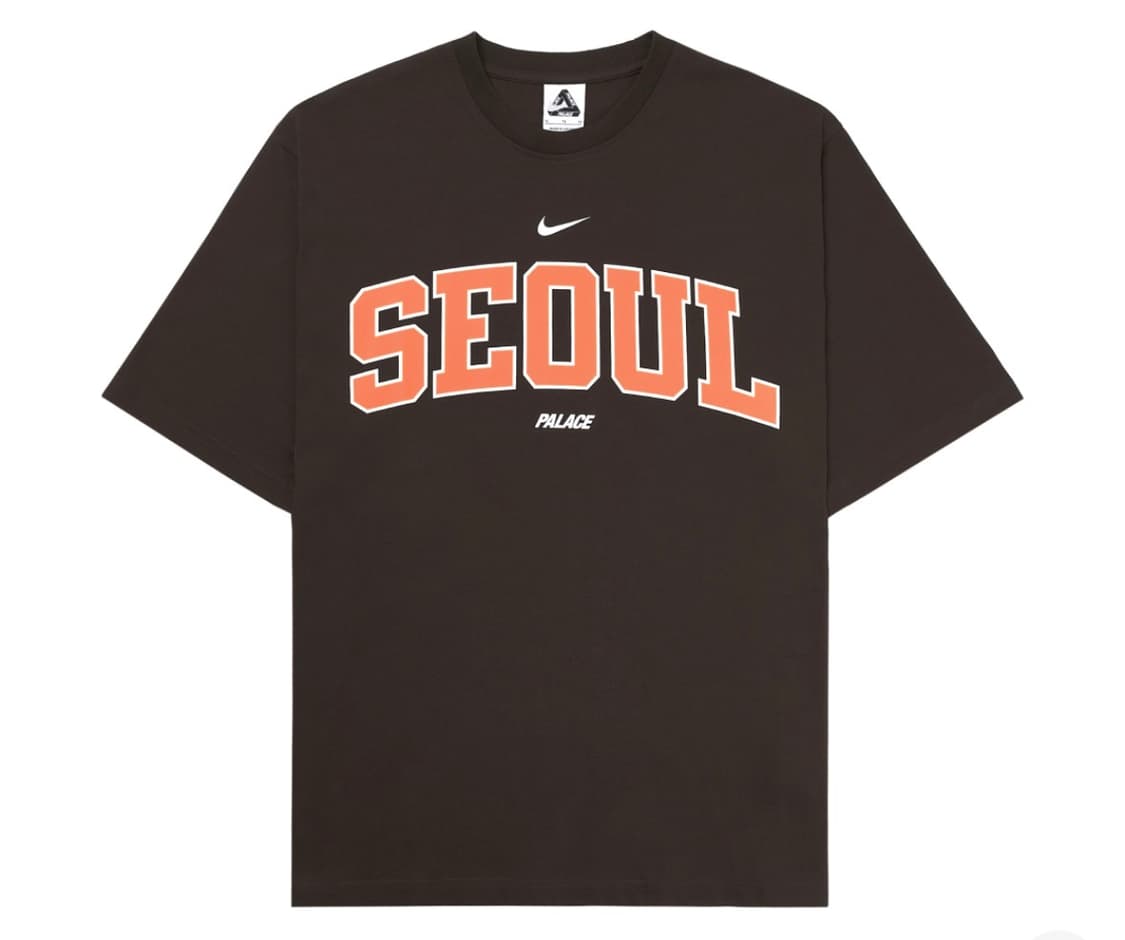팔라스 x 나이키 샵 티셔츠 홍대 브라운 L 상품이미지1