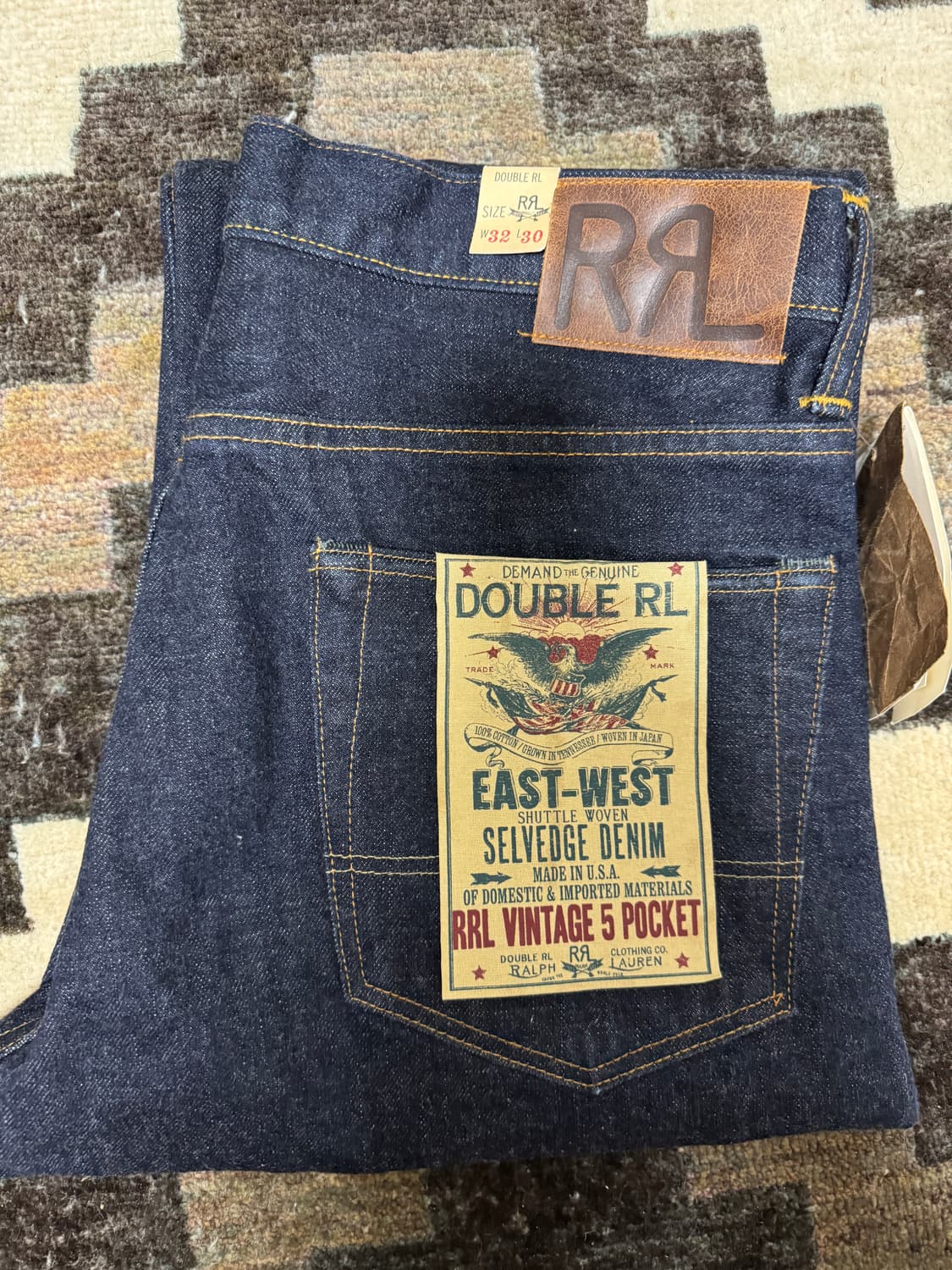 RRL 더블알엘 빈티지 파이브 포켓 데님 32/30 상품이미지1