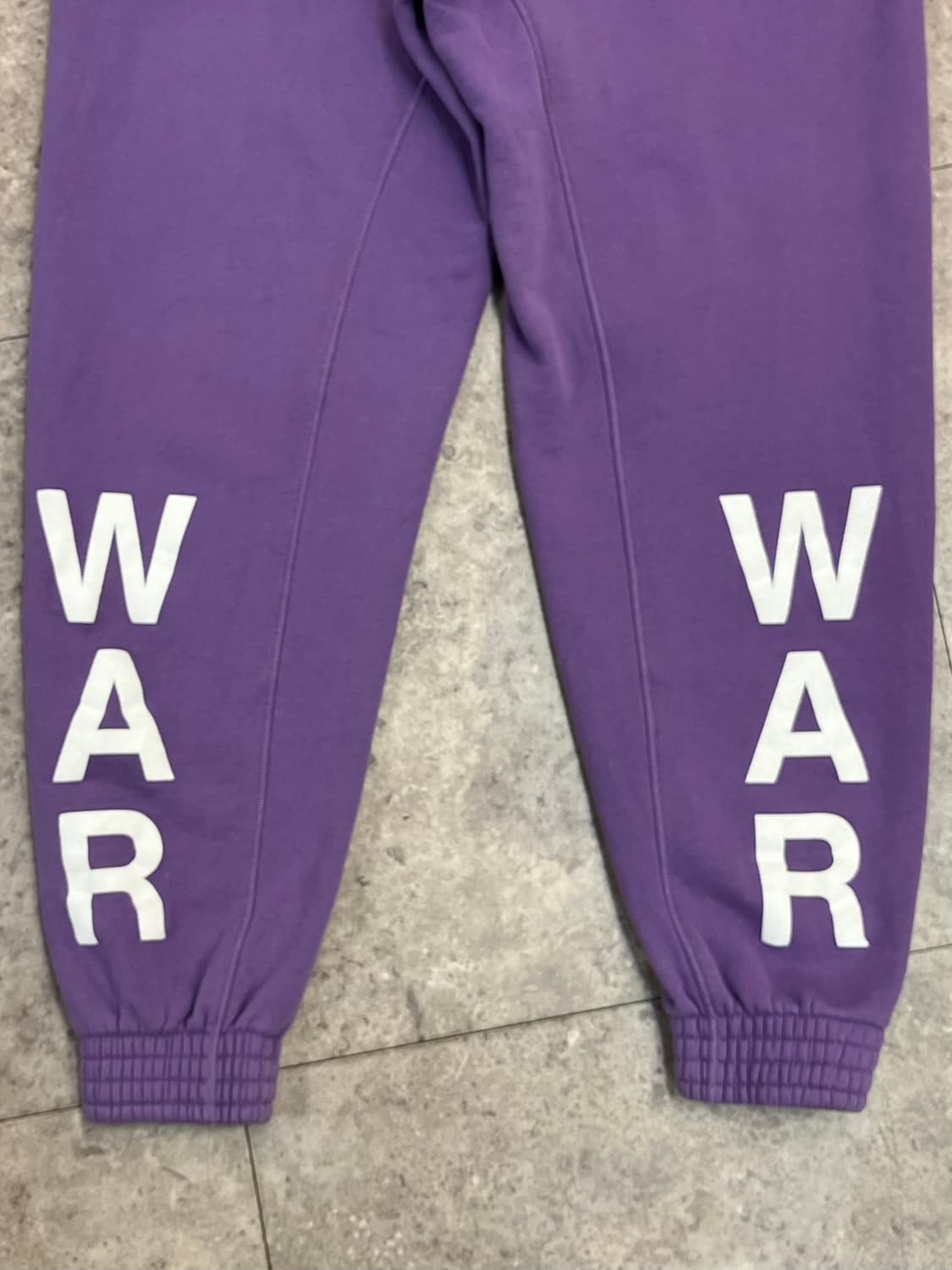 오프화이트 기모 조거 팬츠 퍼플 S #csz2635 상품이미지9