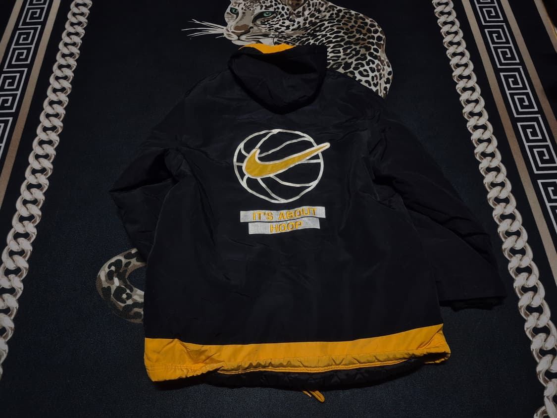 90's 나이키 베스킷볼 올드스쿨 후디드 점퍼 L 상품이미지6