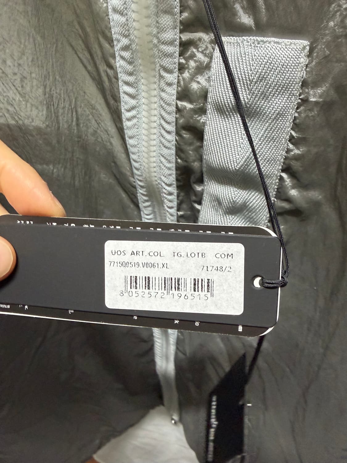 스톤 아일랜드 나일론 메탈 프리마로프트 자켓XL 상품이미지4