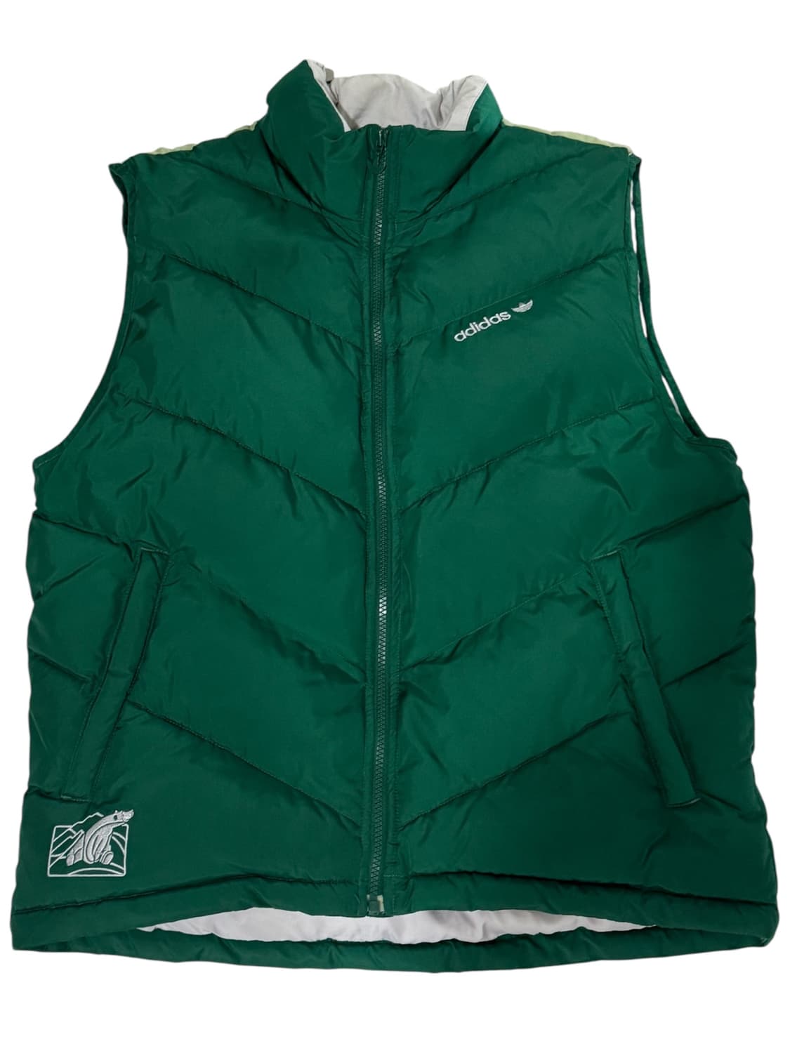 일본판 아디다스 올드스쿨 백곰 프레포일 패딩 베스트 상품이미지1