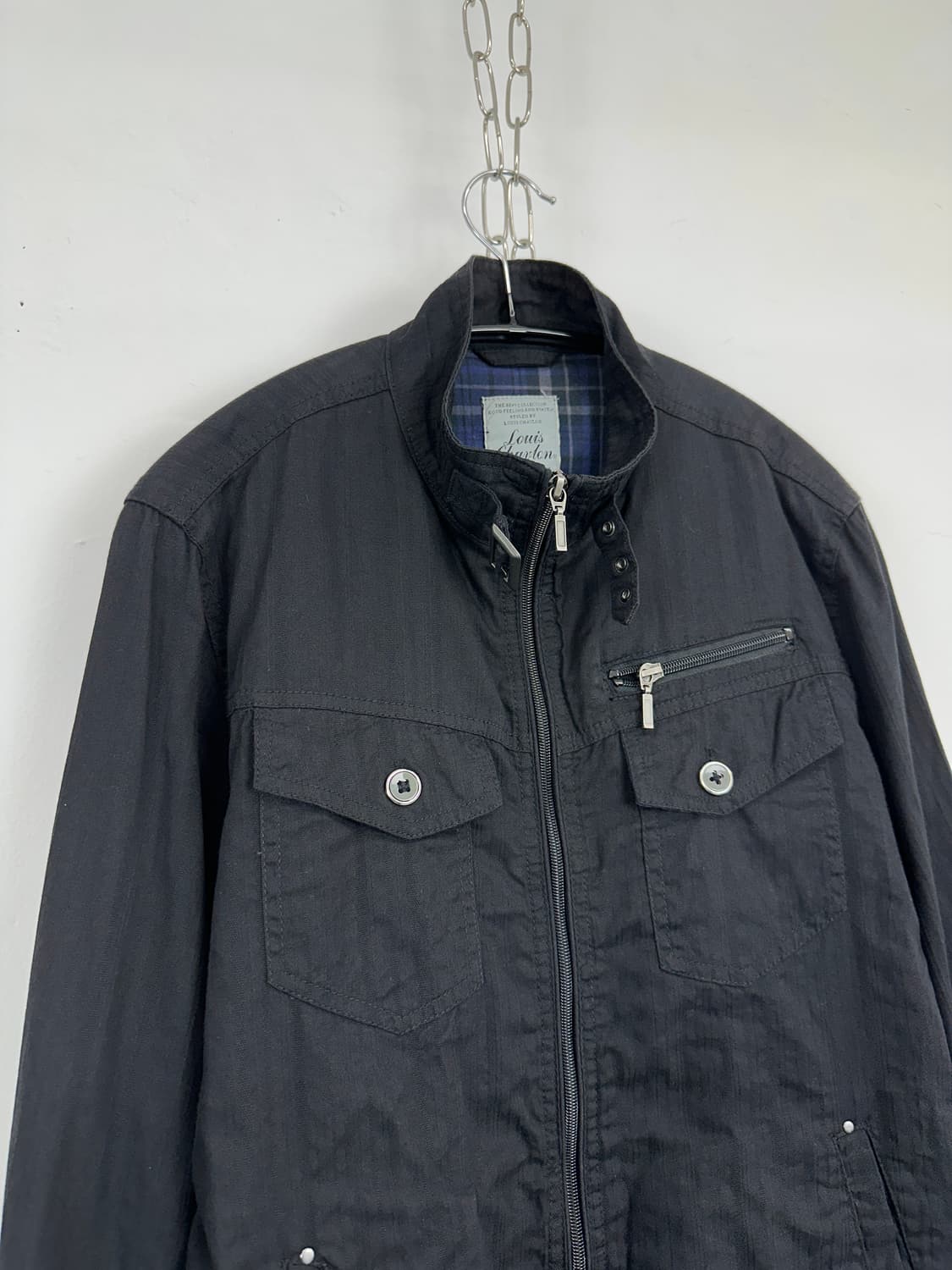 Louis Chavlon Stand Collar Zip-Up Jacket 상품이미지4