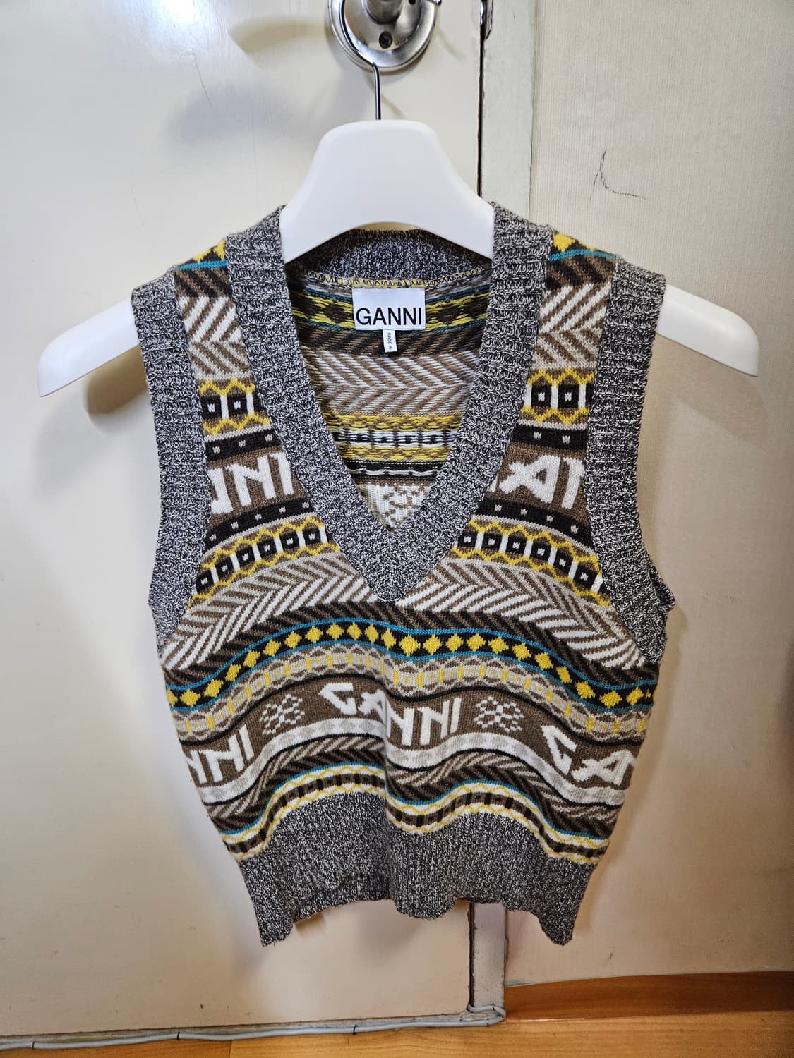 44 ~ 55) 가니 GANNI 니트 베스트 조끼 상품이미지2