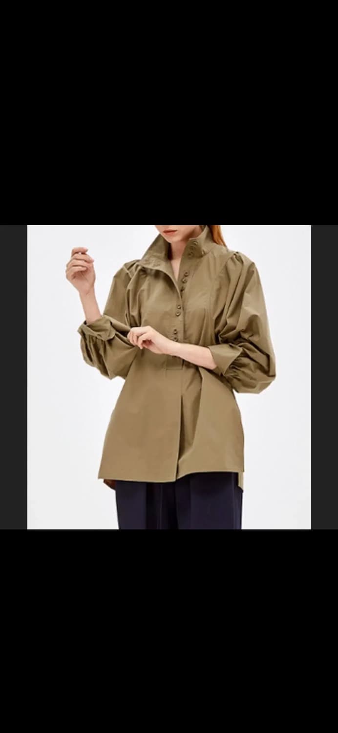 SYSTEM 시스템 돌먼 블라우스 상품이미지1