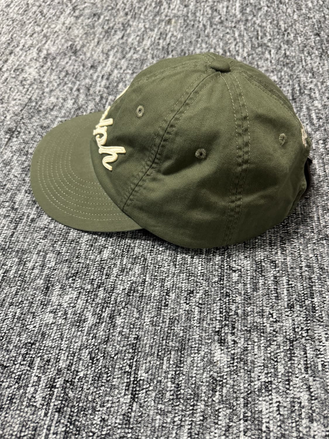 폴로랄프로렌 헤링본 볼캡 카키 상품이미지3